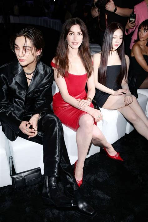 hyunjin versace 2024|hyunjin and anne hathaway.